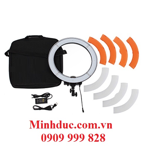 Đèn LED Ring RL-18 thiết bị chụp ảnh, quay phim studio ( bao gồm túi chống sốc)